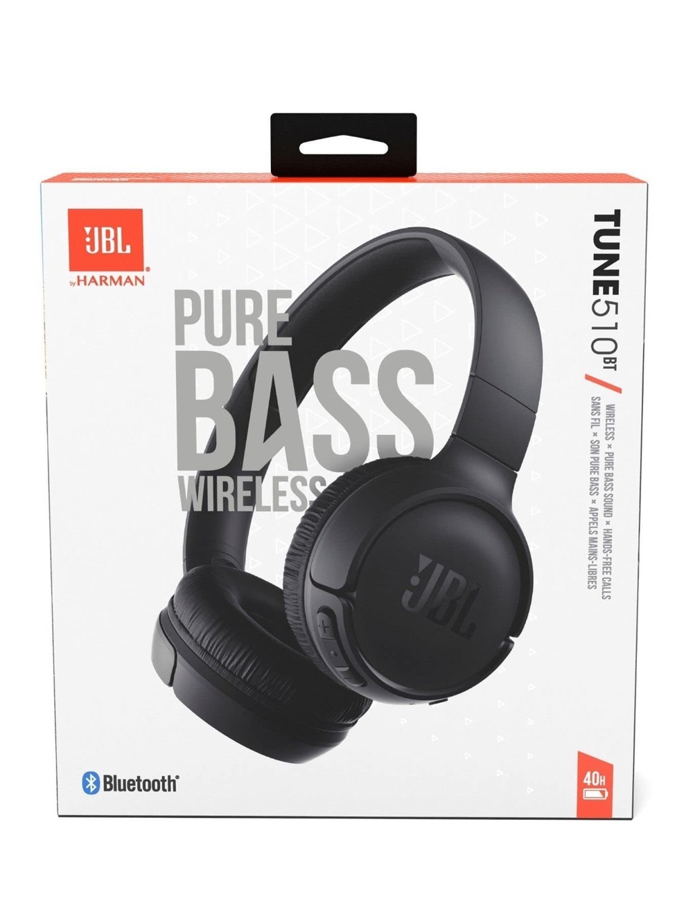 JBL Tune 510BT Pure Bass Wireless Headphones